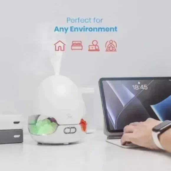 -in-1 Crystal Energy & Ultrasonic Aromatherapy Therapeutic Wellness Diffuser